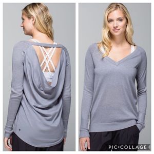 Lululemon Unity Pullover Heathered Fossil Jacket